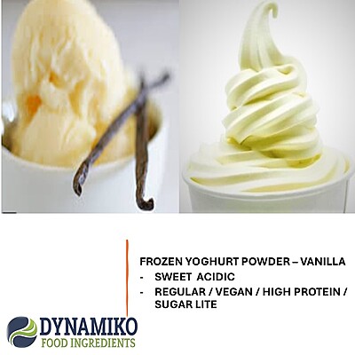 FROZEN YOGHURT POWDER VANILLA - (ACIDIC FLAVOUR PROFILE)