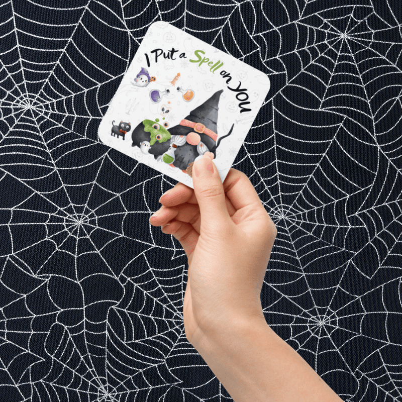 Halloween Beverage Coasters, Set of 4