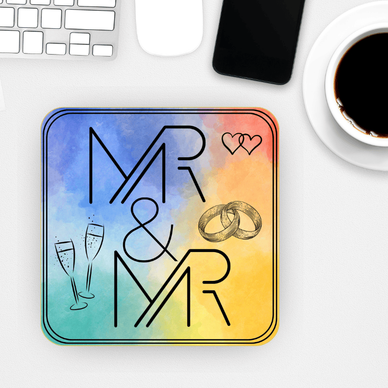 Pronoun Coasters, Set of 4