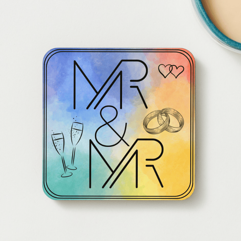 Pronoun Coasters, Set of 4