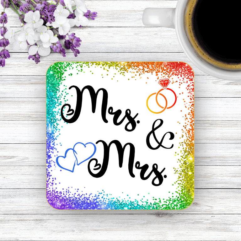 Pronoun Coasters, Set of 4