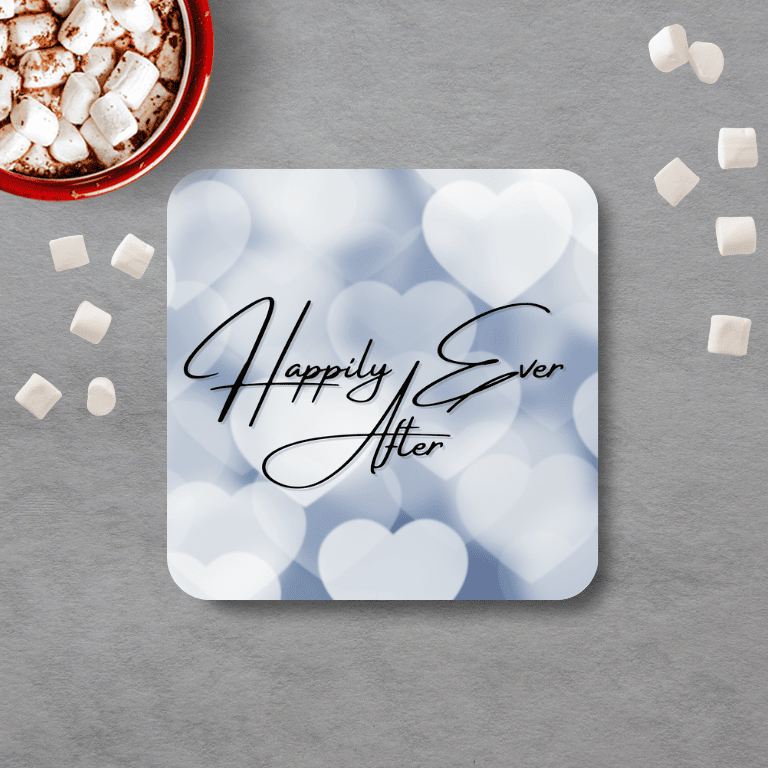 Newlywed Coasters, Set of 4