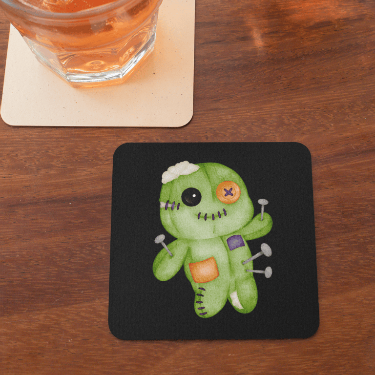 Halloween Beverage Coasters, Set of 4