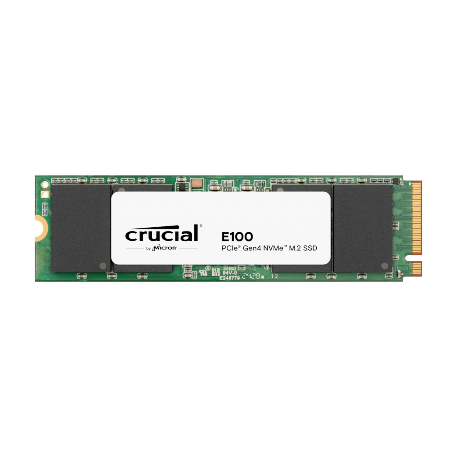 Crucial E100 1TB PCIe Gen4 2280 NVMe M.2 SSD Crucial E100 1TB PCIe Gen4 2280 NVMe M.2 SSD