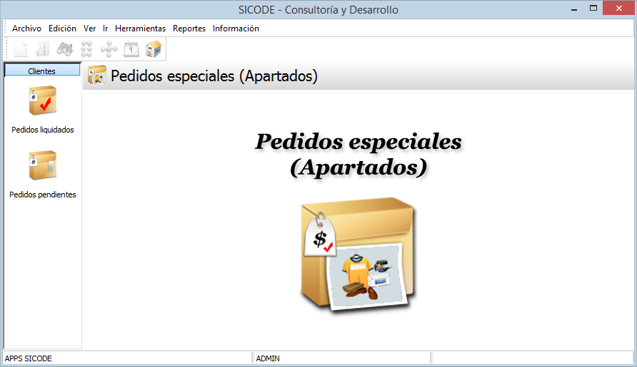 Control de apartados para punto de venta