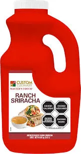 CUSTOM CULINARY ADEREZO RANCH SRIRACHA 3.5 LT