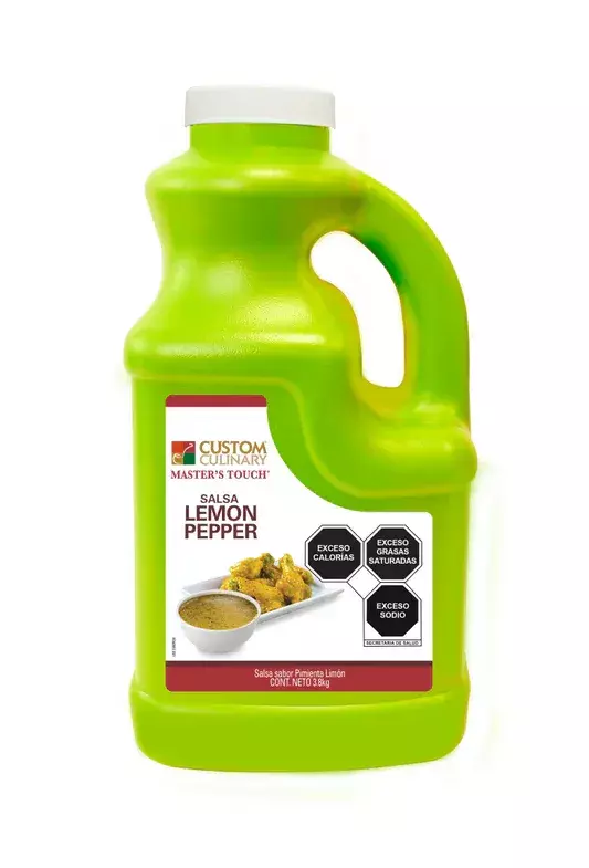 CUSTOM CULINARY SALSA LEMON PEPPER 3.7 KG