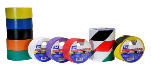 CINTA DE VINIL BLANCO / NEGRO TUK 340 2'' X 33MTS
