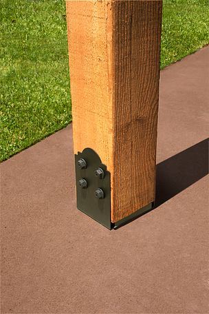 Simpson Strong-Tie - Rough OrnamentalPost Base ZMAX/PC Simpson Strong-Tie - Rough OrnamentalPost Base ZMAX/PC