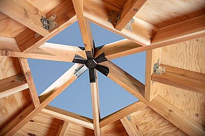 Simpson Strong-Tie Outdoor Accents - ORNAMENTAL Gazebo Tie Rafter - PC ZMAX