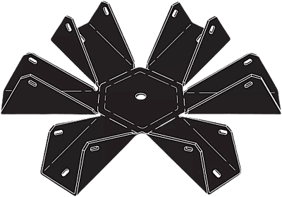 Simpson Strong-Tie Outdoor Accents - ORNAMENTAL Gazebo Tie Rafter - PC ZMAX