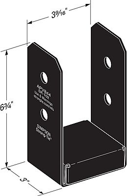 Simpson Strong-Tie Outdoor Accents - AVANT PostBase PC ZMAX
