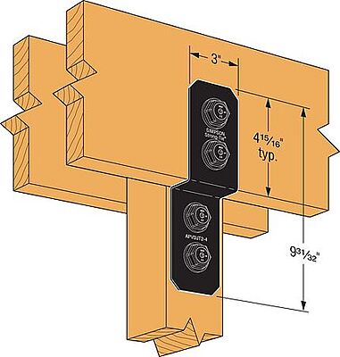 Simpson Strong-Tie Outdoor Accents - Avant Deck Joist Tie PC ZMAX