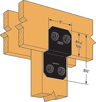 Simpson Strong-Tie Outdoor Accents - Avant Deck Joist Tie PC ZMAX