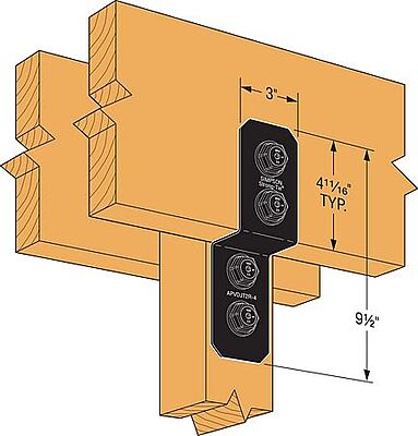 Simpson Strong-Tie Outdoor Accents - Avant Deck Joist Tie PC ZMAX