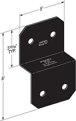Simpson Strong-Tie Outdoor Accents - Avant Deck Joist Tie PC ZMAX