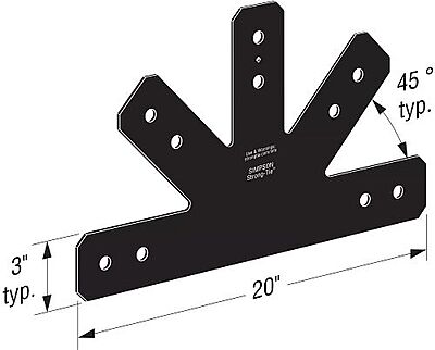 Simpson Strong-Tie Outdoor Accents - Avant Arch Gable Plate