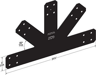 Simpson Strong-Tie Outdoor Accents - Avant Arch Gable Plate