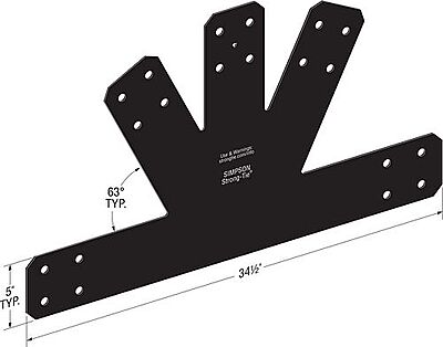 Simpson Strong-Tie Outdoor Accents - Avant Arch Gable Plate