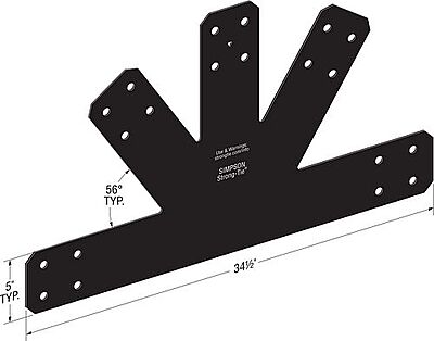 Simpson Strong-Tie Outdoor Accents - Avant Arch Gable Plate