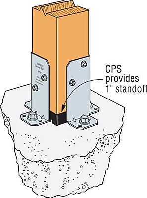 Simpson Strong-Tie  Retrofit Post Base Zmax
