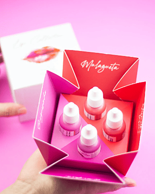 KIT LIPS COLLECTION WITH 4 PREMIUM PIGMENTS