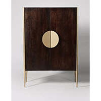 Roma Bar Cabinet in Dark Walnut Roma Bar Cabinet in Dark Walnut
