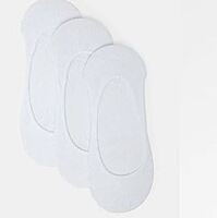 Invisible White Socks 3 Pcs