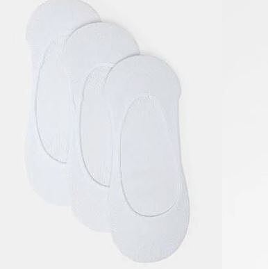 Invisible White Socks 3 Pcs