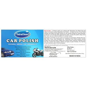 TetraClean Cream Car Polish for Exterior Body (1kg) TetraClean Cream Car Polish for Exterior Body (1kg)