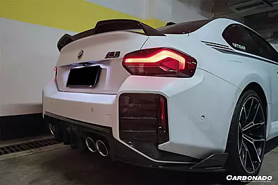 Carbonado OD Style Dry Carbon Fiber Rear Lip Diffuser – BMW M2 G87 (2021–2024)