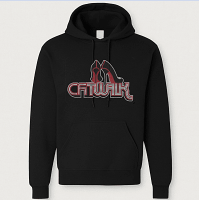 Catwalk Rhinestone Hoodie