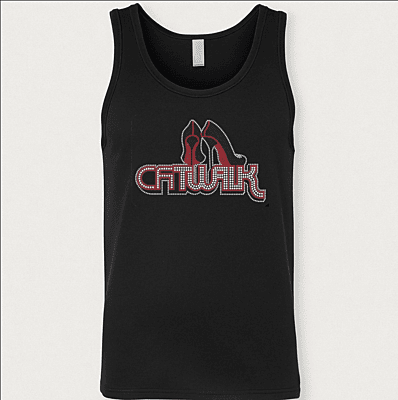 Catwalk Rhinestone Tank Top