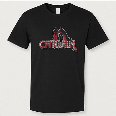 Catwalk Rhinestone T-Shirt