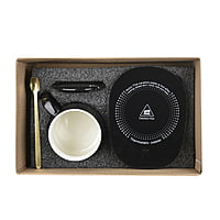 Ceramic cup Set with Warmer
