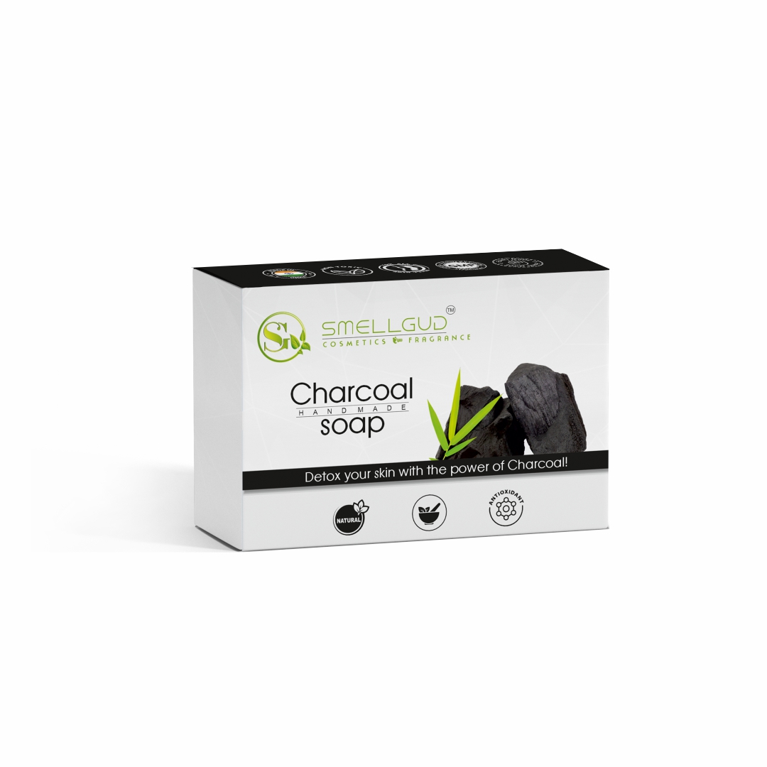 Natural Charcoal Soap| Deeply cleanses and detoxifies| Reduces acne and blackheads| Firms up skin| Suitable for all skin types