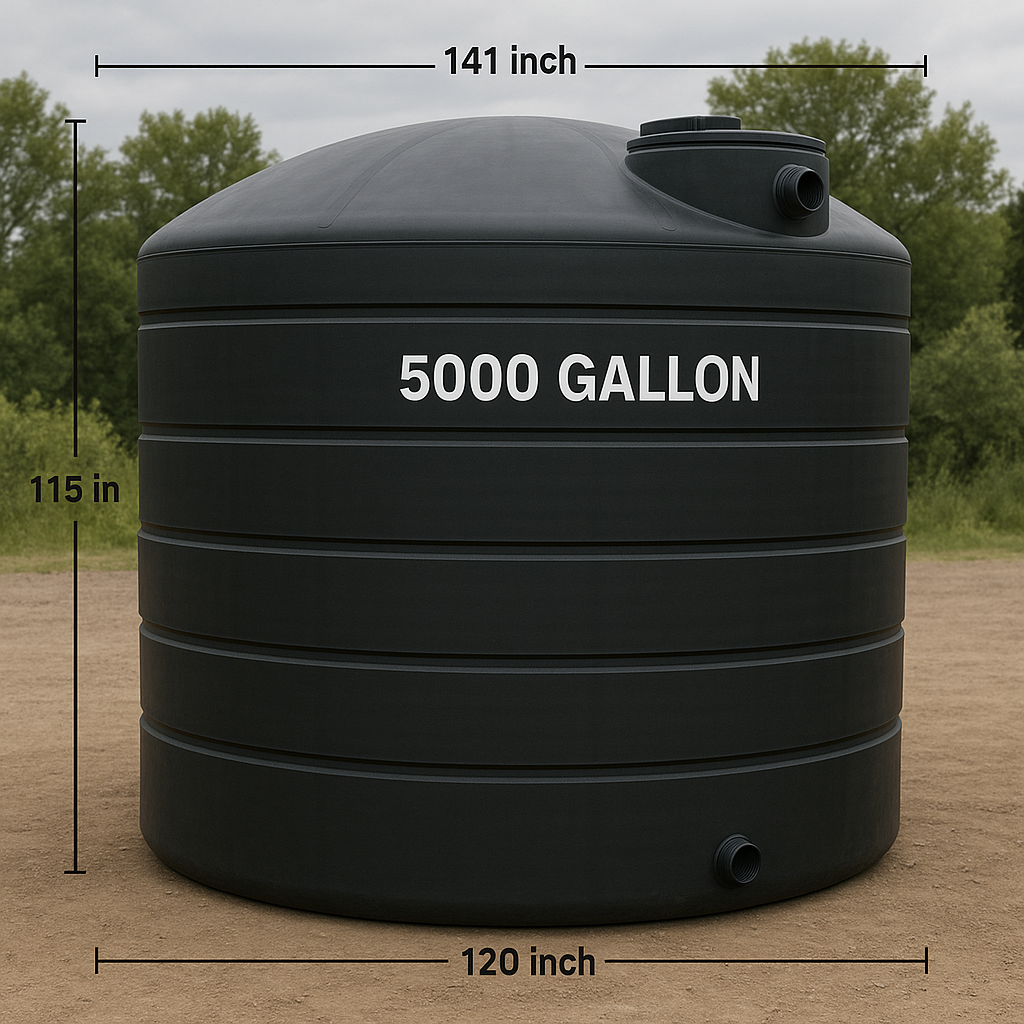 Snyder Industries 5000 Gallon Black Water Tank Snyder Industries 5000 Gallon Black Water Tank