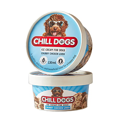 Chill Dogs Chubby Chicken Liver Box 130ml X 4Cups Chill Dogs Chubby Chicken Liver Box 130ml X 4Cups