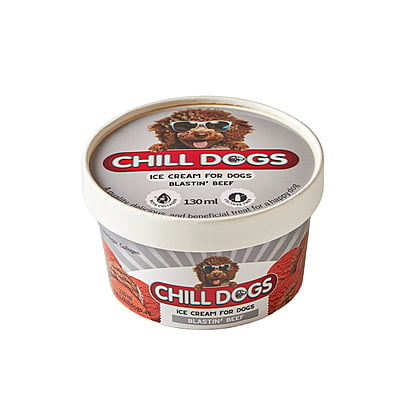 Chill Dogs Blastin' Beef Box 130ml X 4Cups Chill Dogs Blastin' Beef Box 130ml X 4Cups