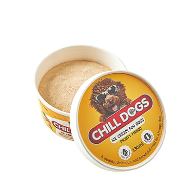 Chill Dogs Mighty Mango Box 130ml X 4 Cups Chill Dogs Mighty Mango Box 130ml X 4 Cups