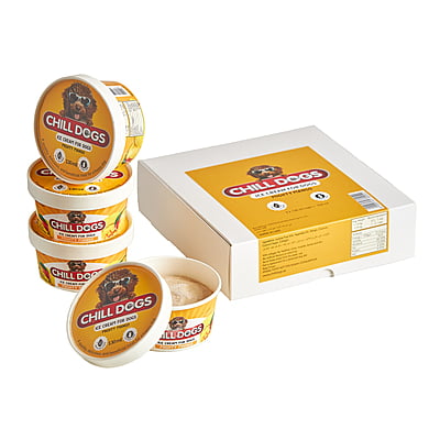 Chill Dogs Mighty Mango Box 130ml X 4 Cups Chill Dogs Mighty Mango Box 130ml X 4 Cups