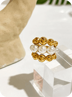 Chunky Pearl Ring