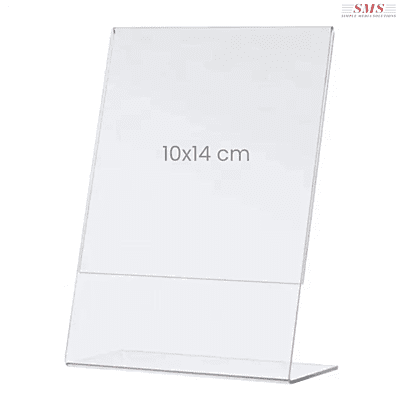 Counter Stand 10x14 cm | Acrylic Table Stand Counter Stand 10x14 cm | Acrylic Table Stand