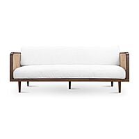 Jodhpur Rattan Sofa in Walnut - Three Seater Jodhpur Rattan Sofa in Walnut - Three Seater
