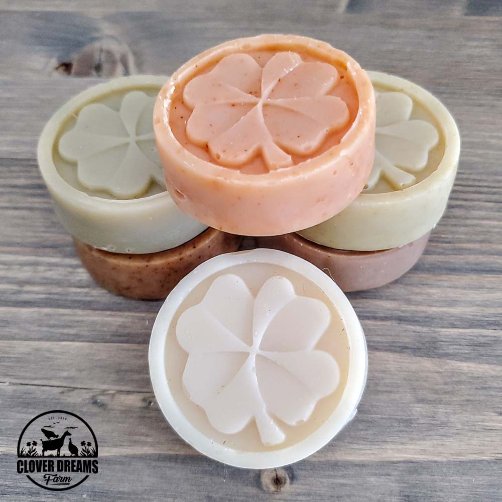 Clover Goat Milk Soap Unscented (Various Colors) Clover Goat Milk Soap Unscented (Various Colors)