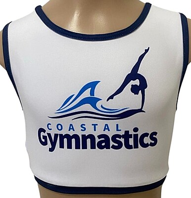 COASTAL GYMNASTICS CROP TOP