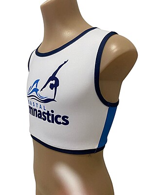 COASTAL GYMNASTICS CROP TOP