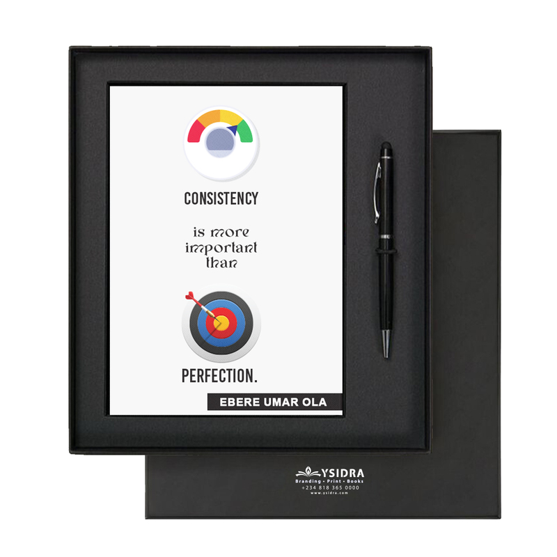 Consistency better is better than Perfection | Premium Motivational Notebook Consistency better is better than Perfection | Premium Motivational Notebook