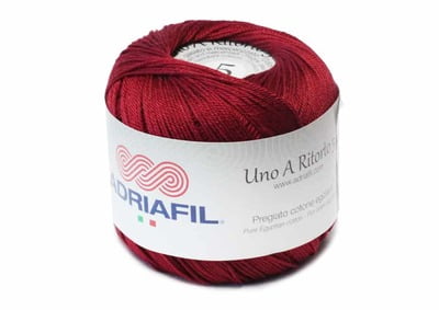 Uno A Ritorto Tit. 5 - Cotone per uncinetto colorato Col. 18 Uno A Ritorto Tit. 5 - Cotone per uncinetto colorato Col. 18