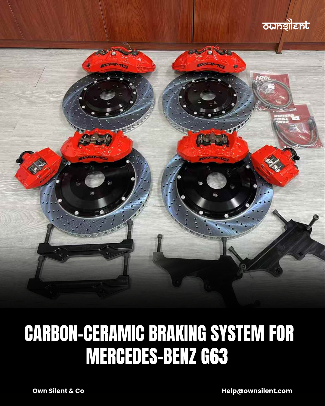Mercedes-Benz G63 2019+ Carbon-Ceramic Braking System Mercedes-Benz G63 2019+ Carbon-Ceramic Braking System